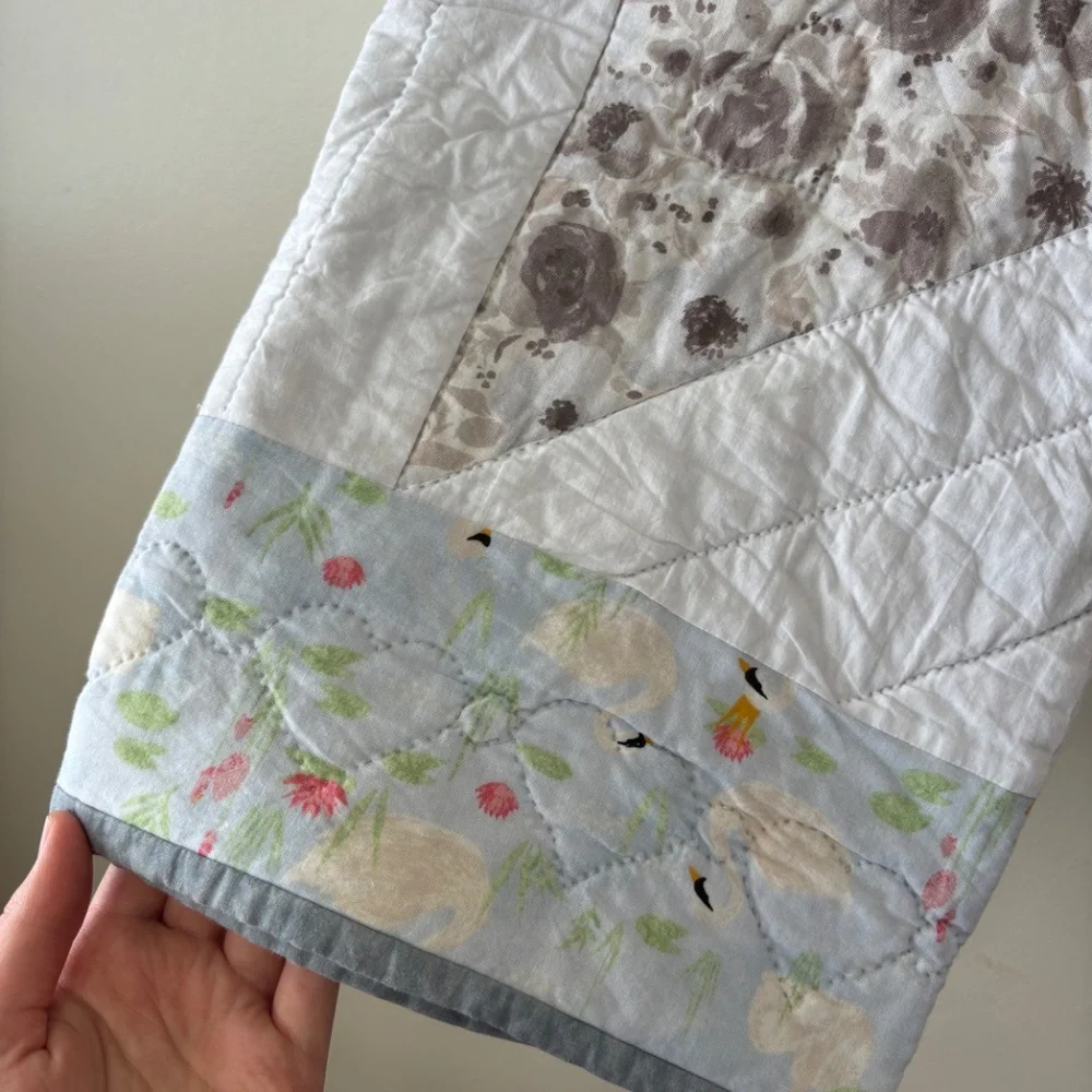 Hand Stitched Baby Quilt - Picture 6 of 12